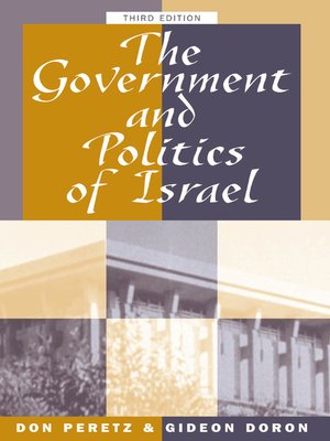 cover image of The Government and Politics of Israel